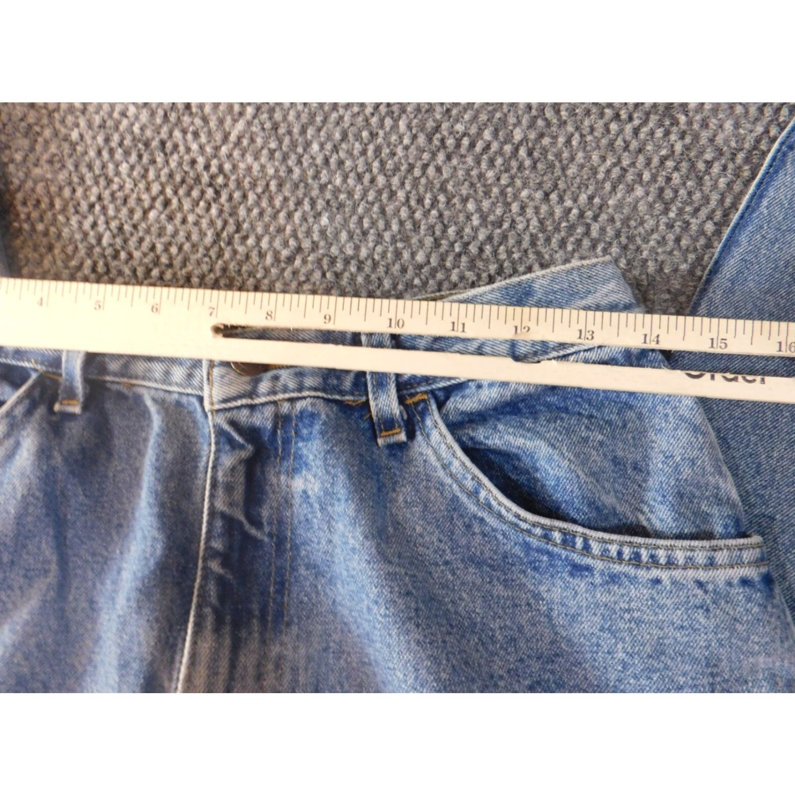 Vintage VINTAGE Gitano Jeans Womens 10 blue straight denim classic Size 27" / US 4 / IT 40 - 3 Thumbnail