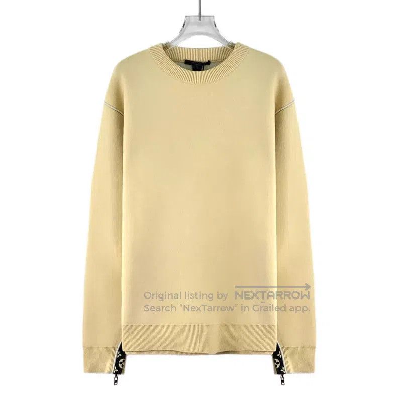 Louis Vuitton Louis Vuitton 22 Light Yellow Wool Crew Neck Long Sleeve K Size US XS / EU 42 / 0 - 1 Thumbnail
