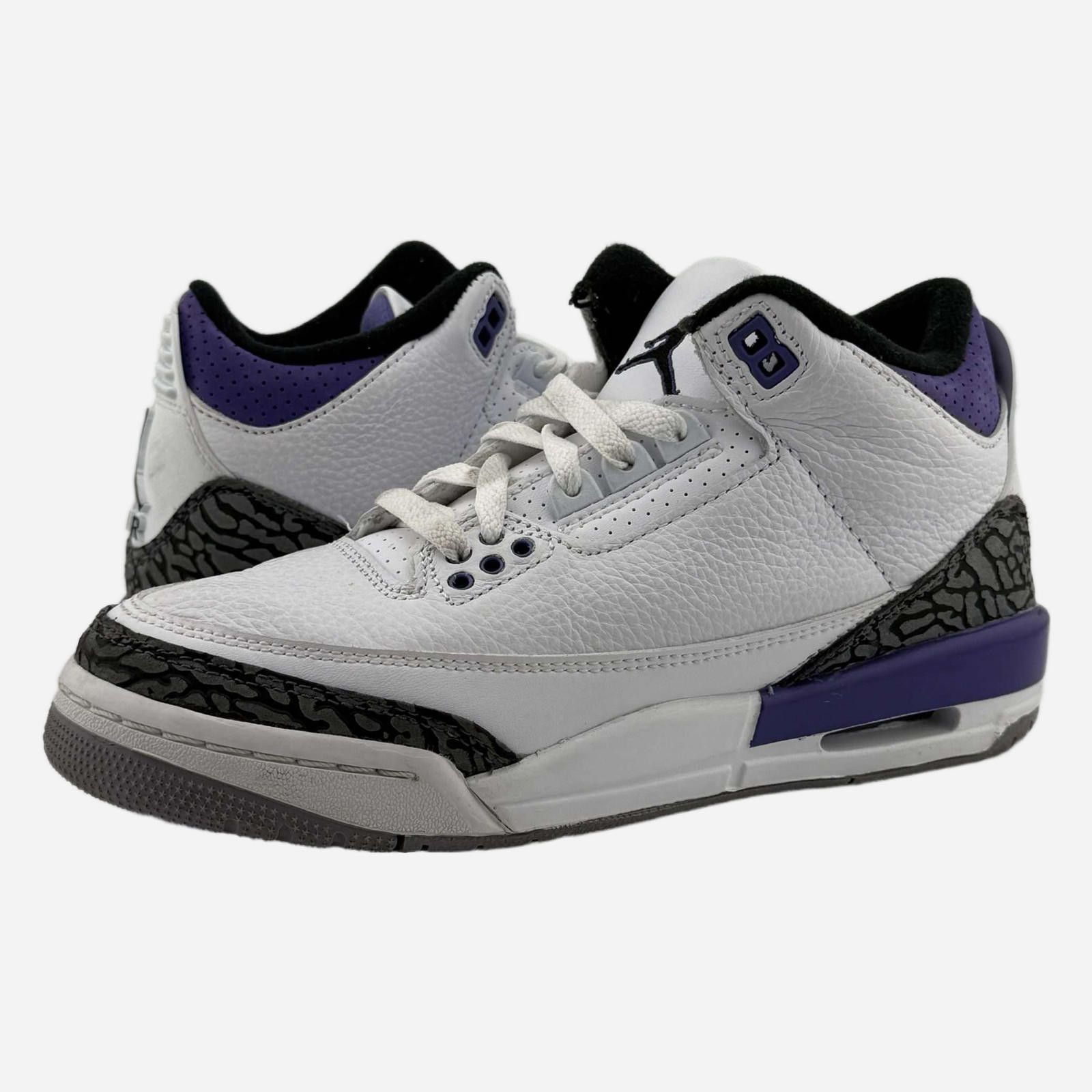 Jordan Brand Jordan 3 Dark Iris 5Y Used Size US 5 / EU 37 - 1 Thumbnail
