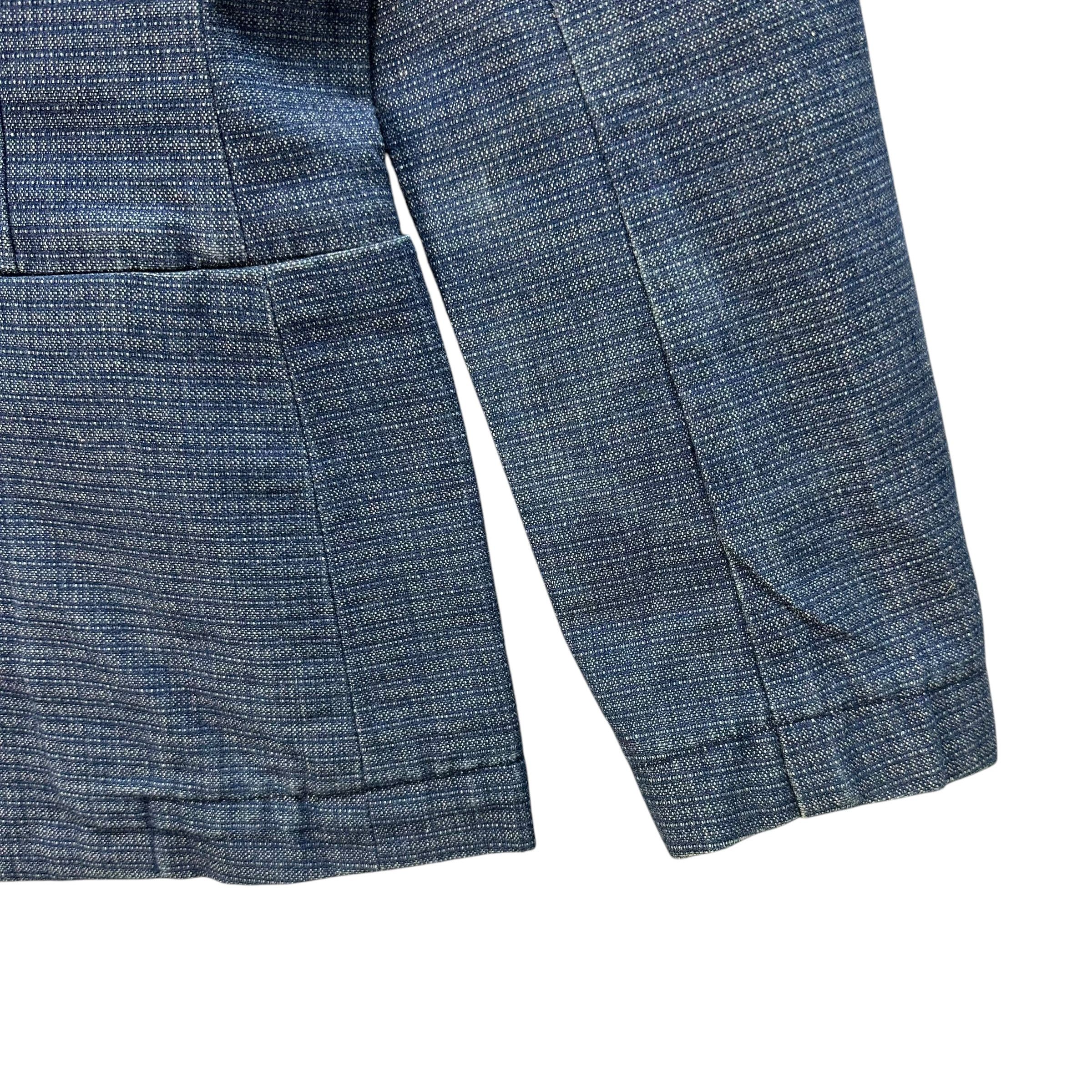 Blue Blue Japan BLUE BLUE JAPAN Arigato Pure Indigo Denim Jacket #A81-1951 Size M / US 6-8 / IT 42-44 - 7 Thumbnail
