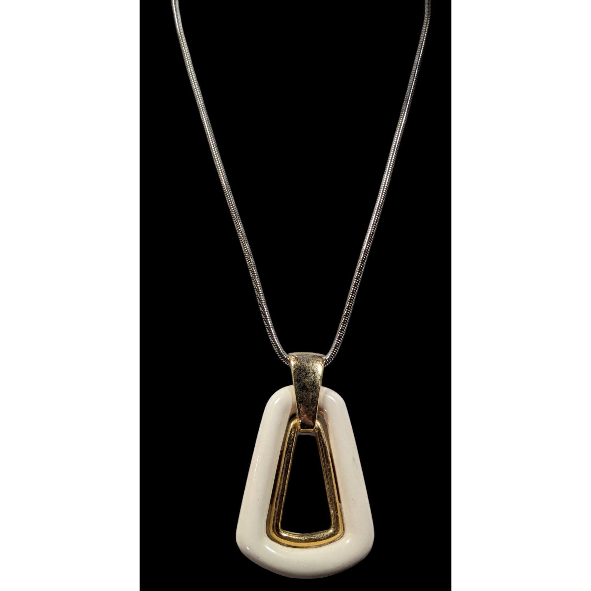 Other Vintage Lisner Art Deco Statement Pendant Necklace Size ONE SIZE - 2 Thumbnail
