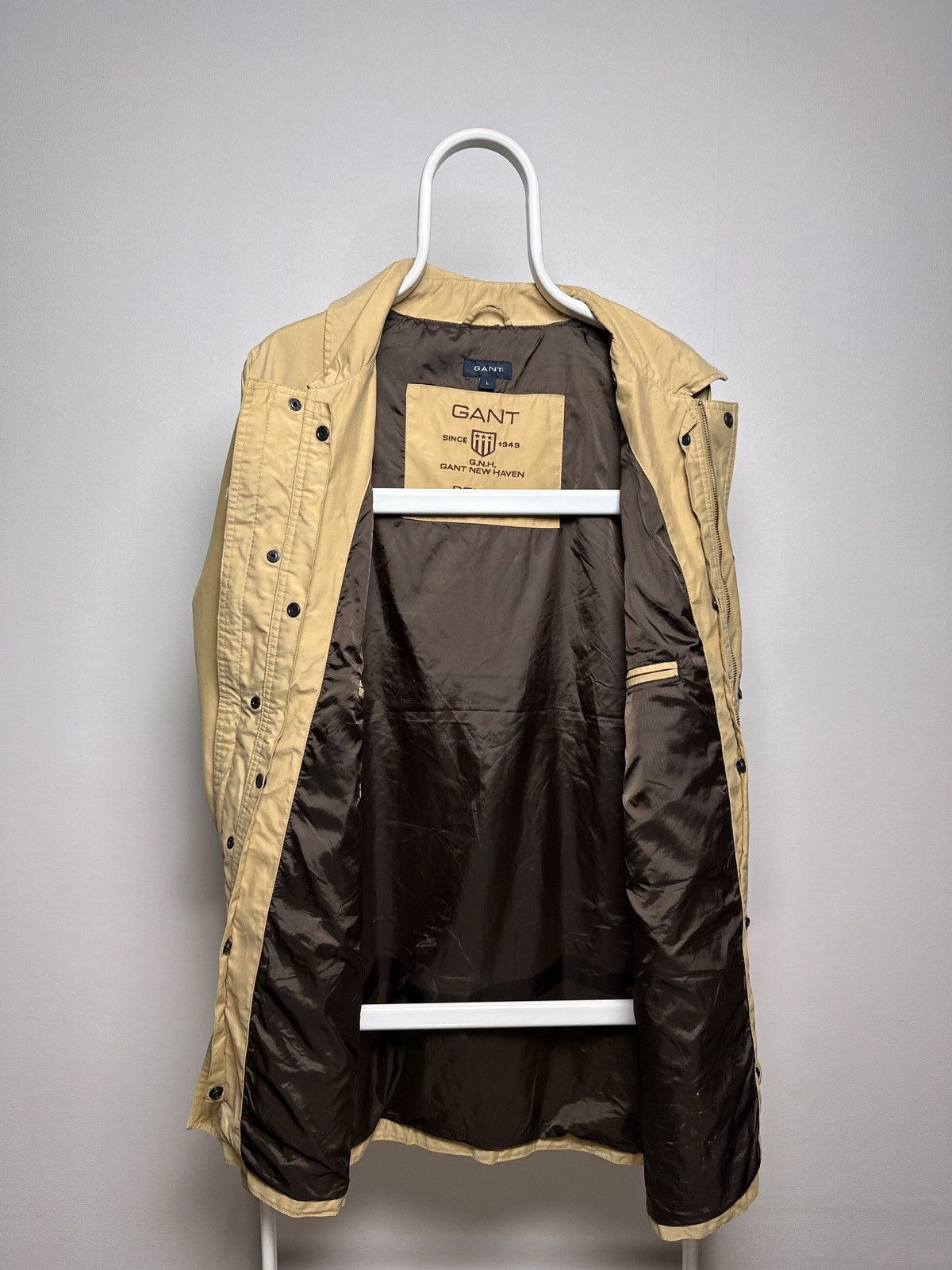 Gant Gant G.N.H. New Haven Double Fireman Trench Coat Jacket Size US L / EU 52-54 / 3 - 2 Thumbnail