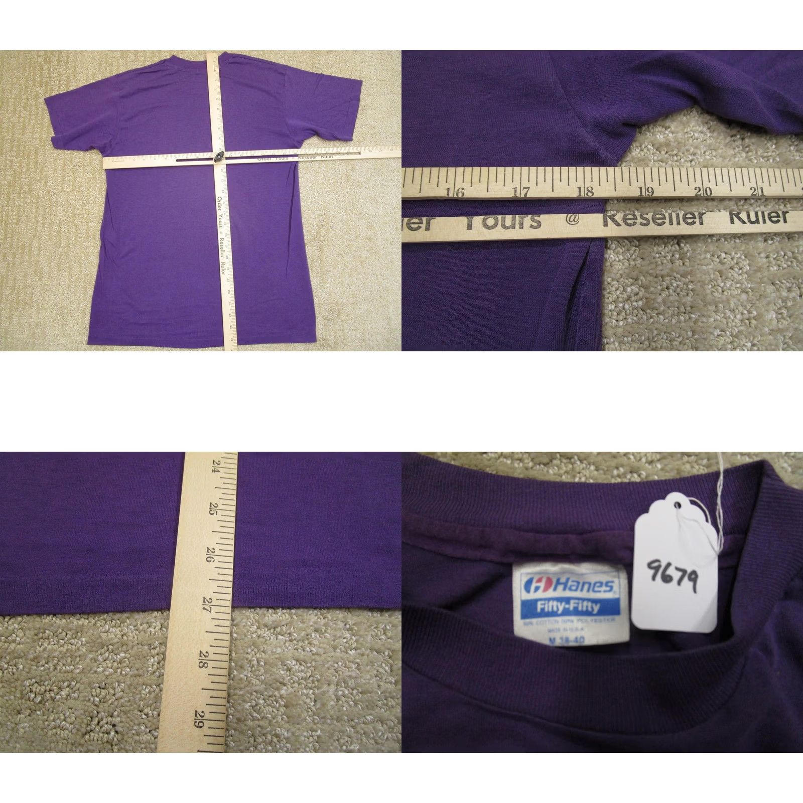 Hanes VINTAGE Simpsons Bart Shirt Mens Medium Eat My Shorts 90s Tee Hanes Purple Size US M / EU 48-50 / 2 - 8 Thumbnail