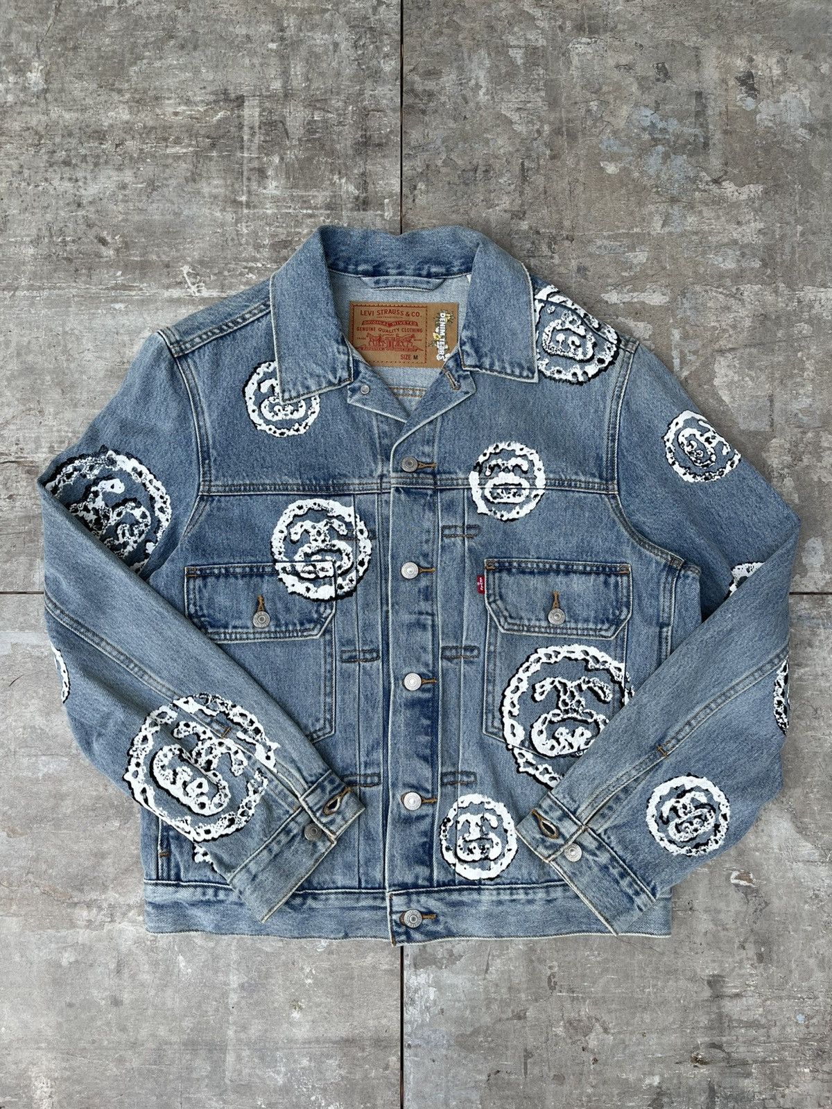 DENIM TEARS × Stussy Stussy x Denim Tears Levis Type 2 Jacket Size US M / EU 48-50 / 2 - 1 Thumbnail