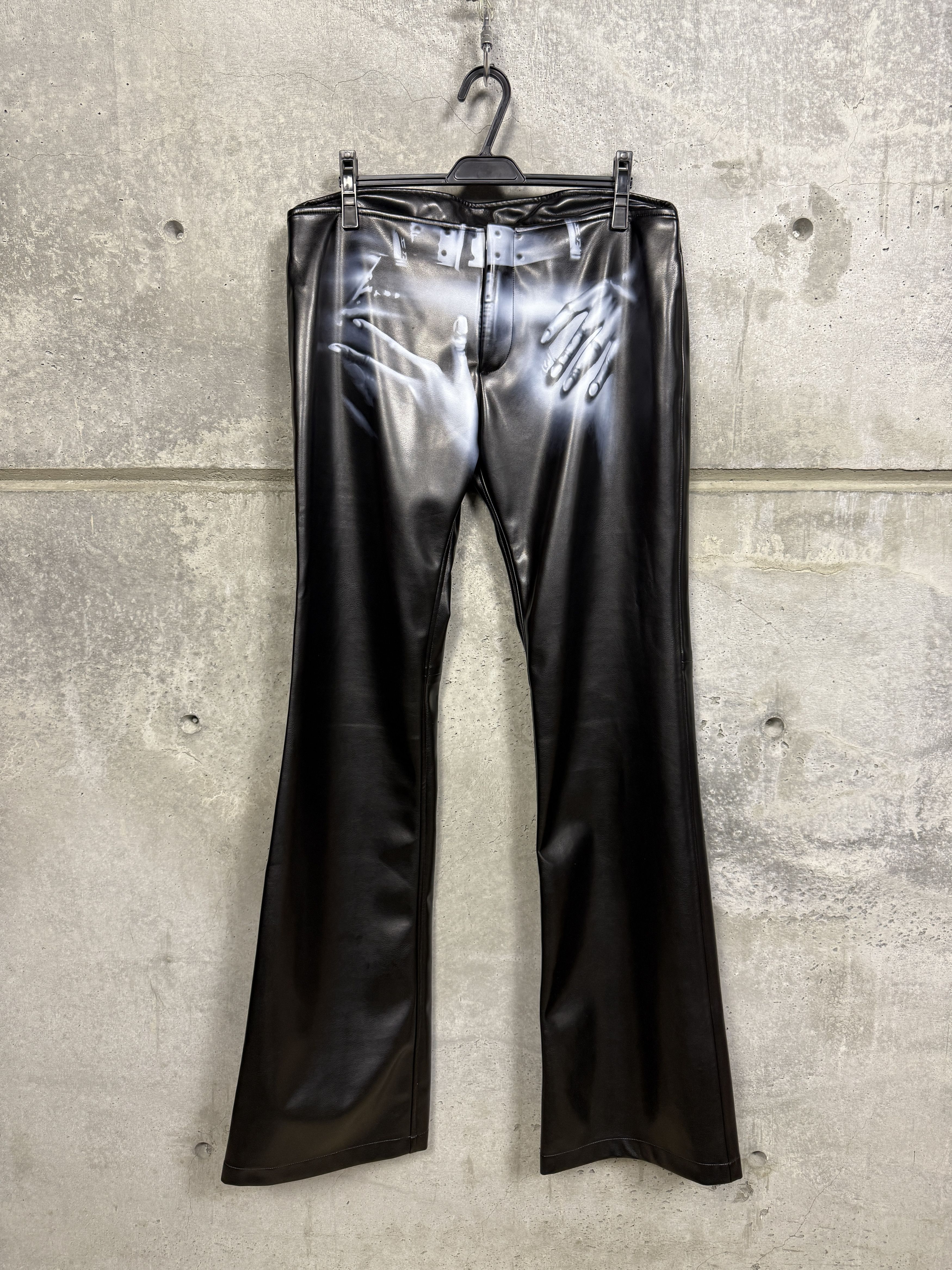 Mowalola $890 Mowalola Faux Leather Printed Stone Pants Size 30" / US 8 / IT 44 - 4 Thumbnail