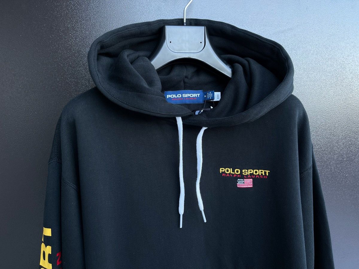 Polo Ralph Lauren × Ralph Lauren Sport × Vintage Polo Ralph Lauren Men's Classic Jacket Fleece Hoodie Black Size US M / EU 48-50 / 2 - 3 Thumbnail