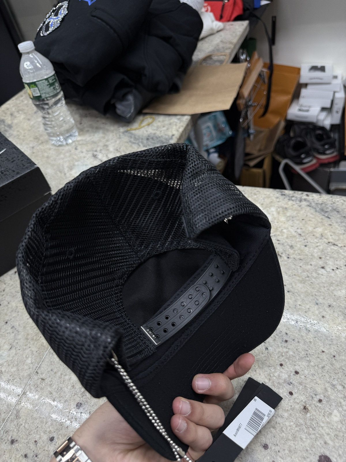 Amiri Amiri Beverly Hills Black Trucker Hat Size ONE SIZE - 3 Thumbnail