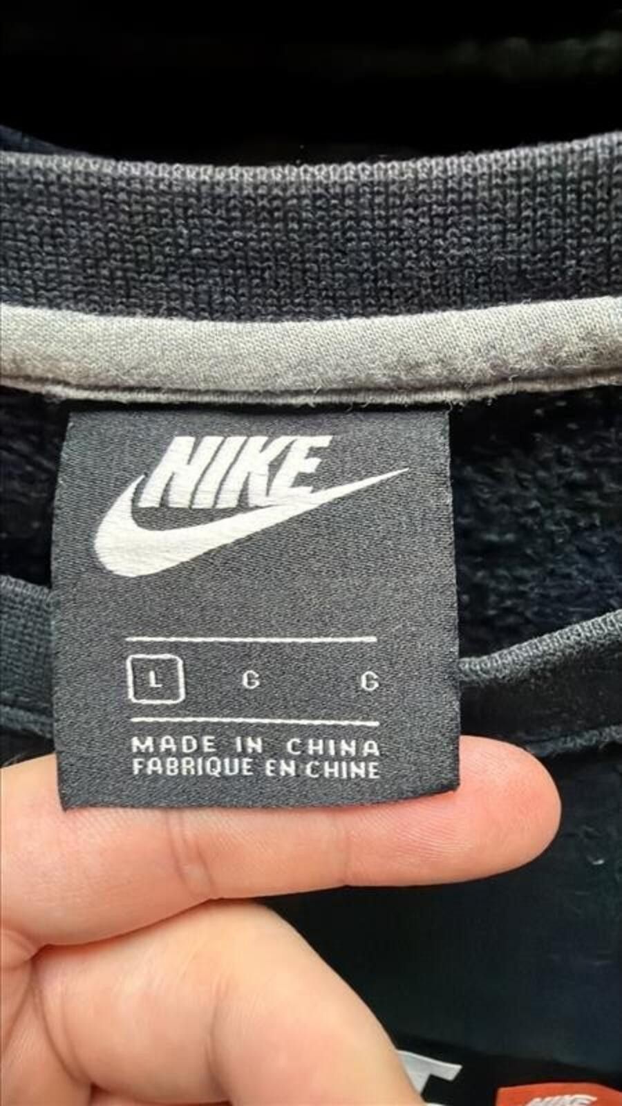 Nike Nike Just Do It Sweatshirt L 2010s Black Crewneck Streetwear Size US L / EU 52-54 / 3 - 3 Thumbnail