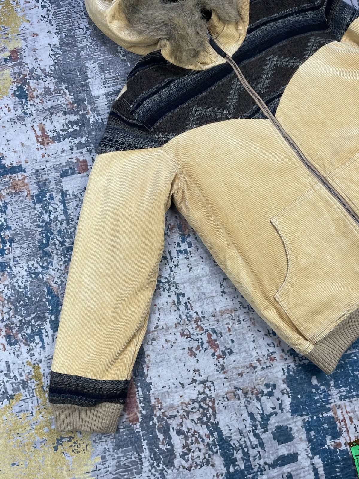Japanese Brand Monitor GDW Corduroy Navajo Fur Hoodie Jackets Size US S / EU 44-46 / 1 - 6 Thumbnail