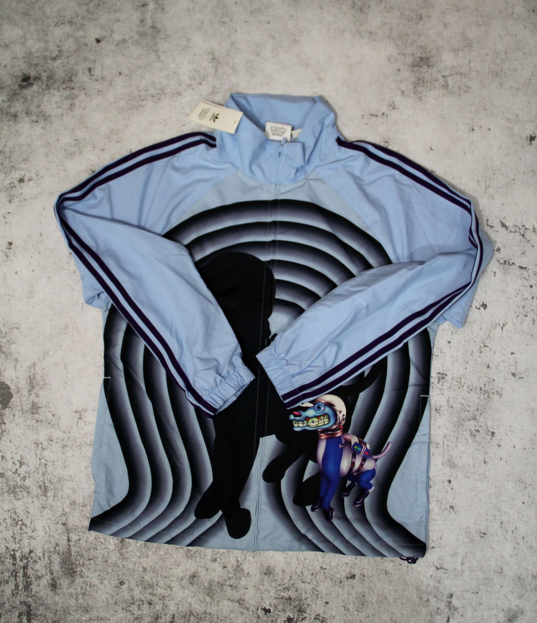 Adidas ADIDAS X Kerwin Frost Collab Space Dog Zip-up Jacket H59928 Size US M / EU 48-50 / 2 - 1 Thumbnail
