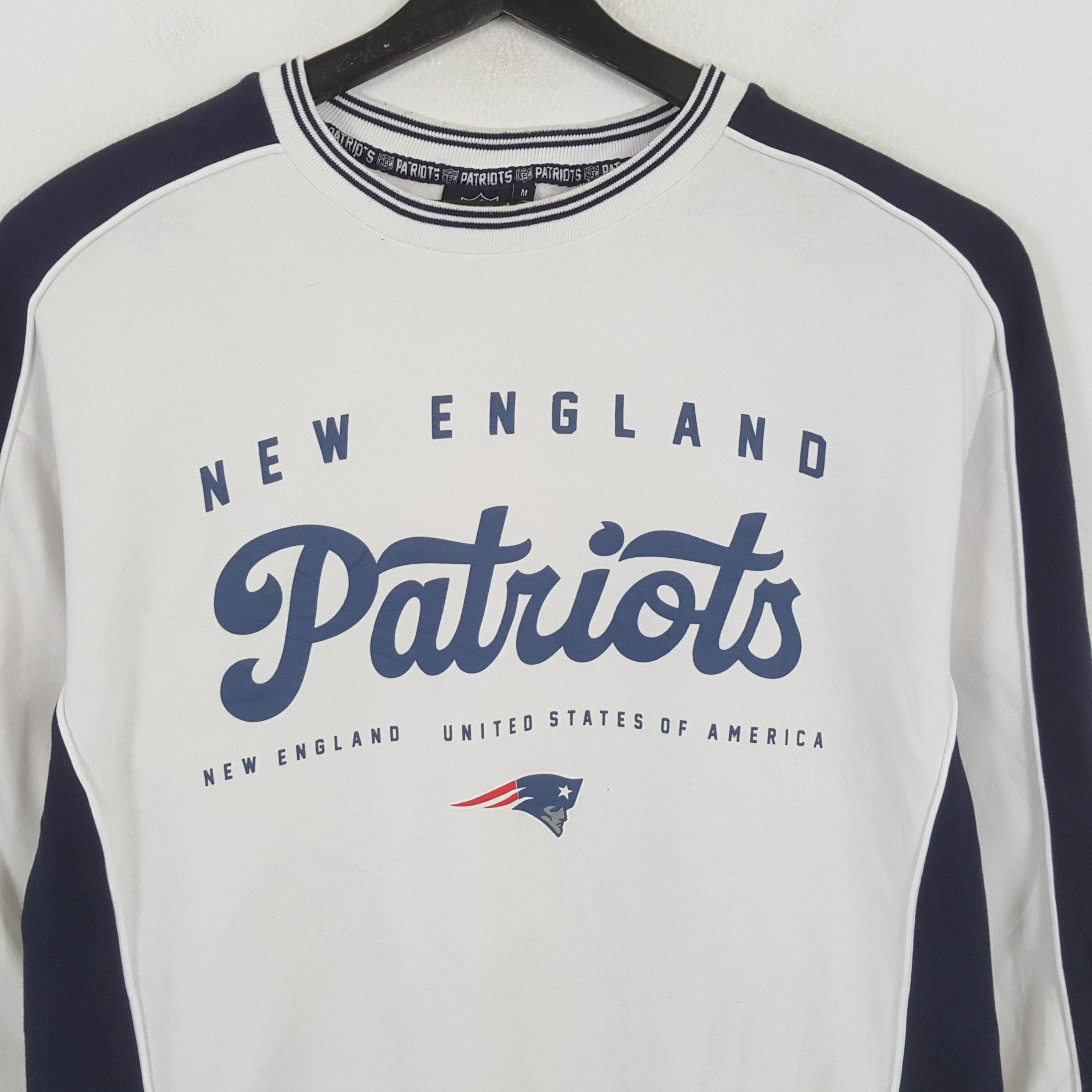 NFL × Vintage PATRIOTS NFL American Football Team Sweatshirt Size US L / EU 52-54 / 3 - 2 Thumbnail