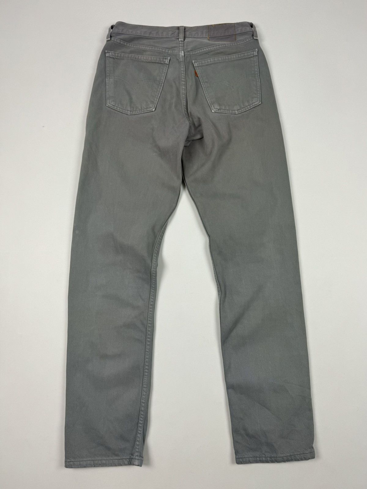 Levi's 1990’s Vintage Levi’s 615 Sun Faded Orange Tab Gray Jeans Size US 33 - 16 Thumbnail