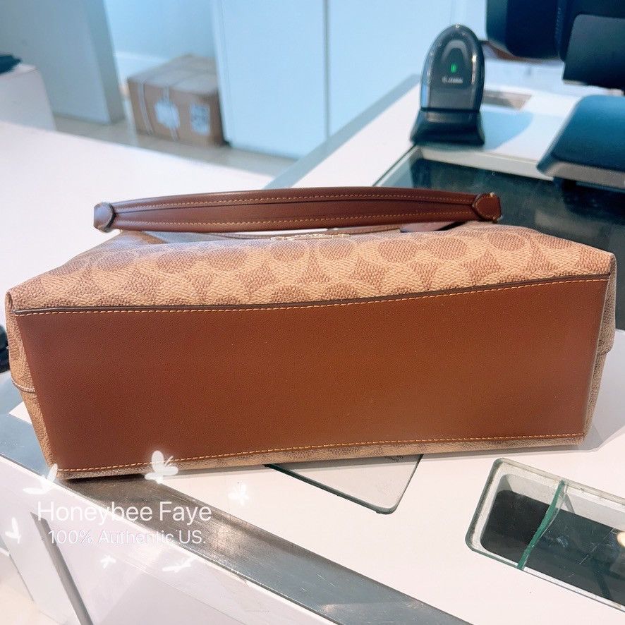 Coach Laurel Shoulder Bag In Signature Canvas CV975 Size ONE SIZE - 4 Thumbnail