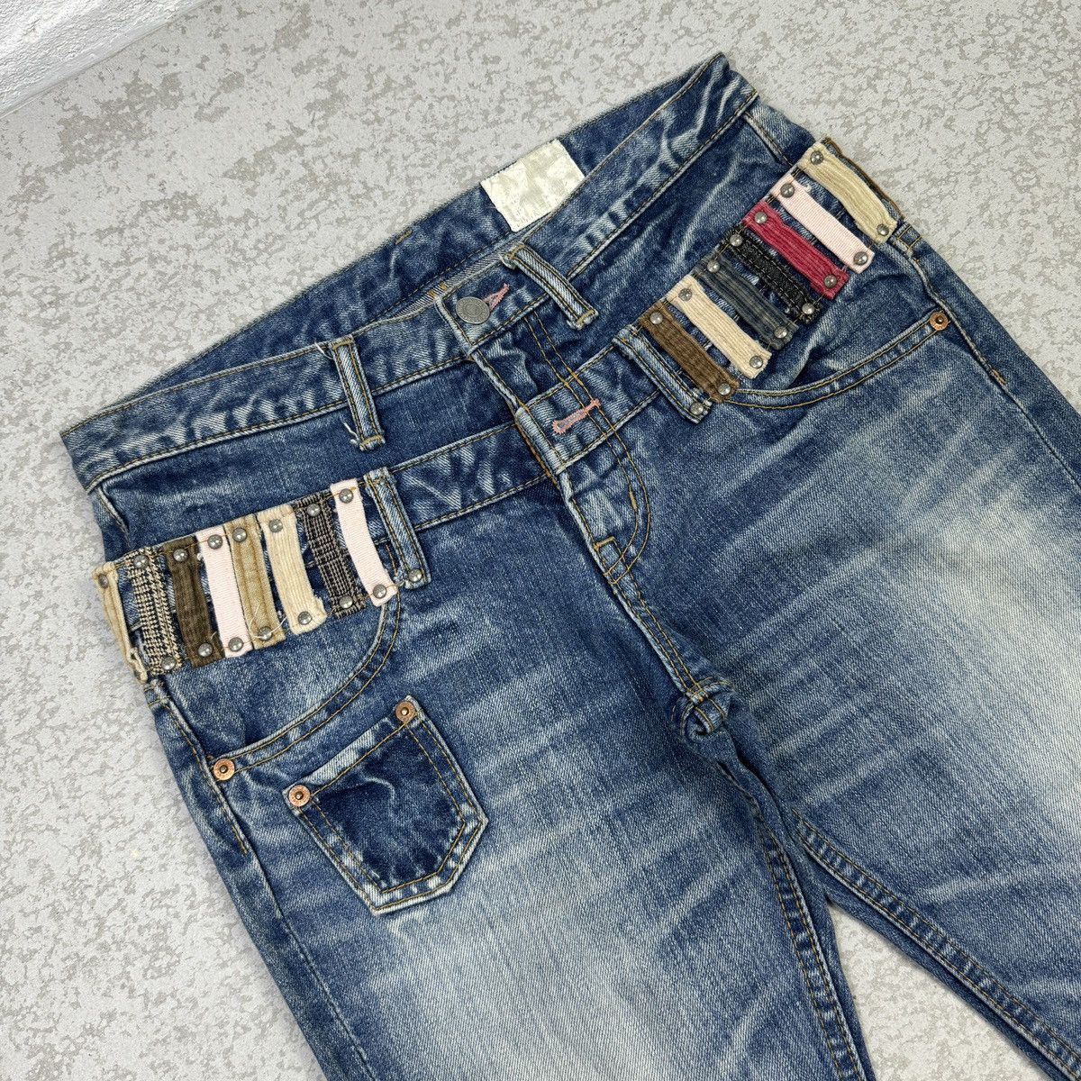 14th Addiction 2000s Antgauge Double Waist Jeans Size US 29 - 7 Thumbnail