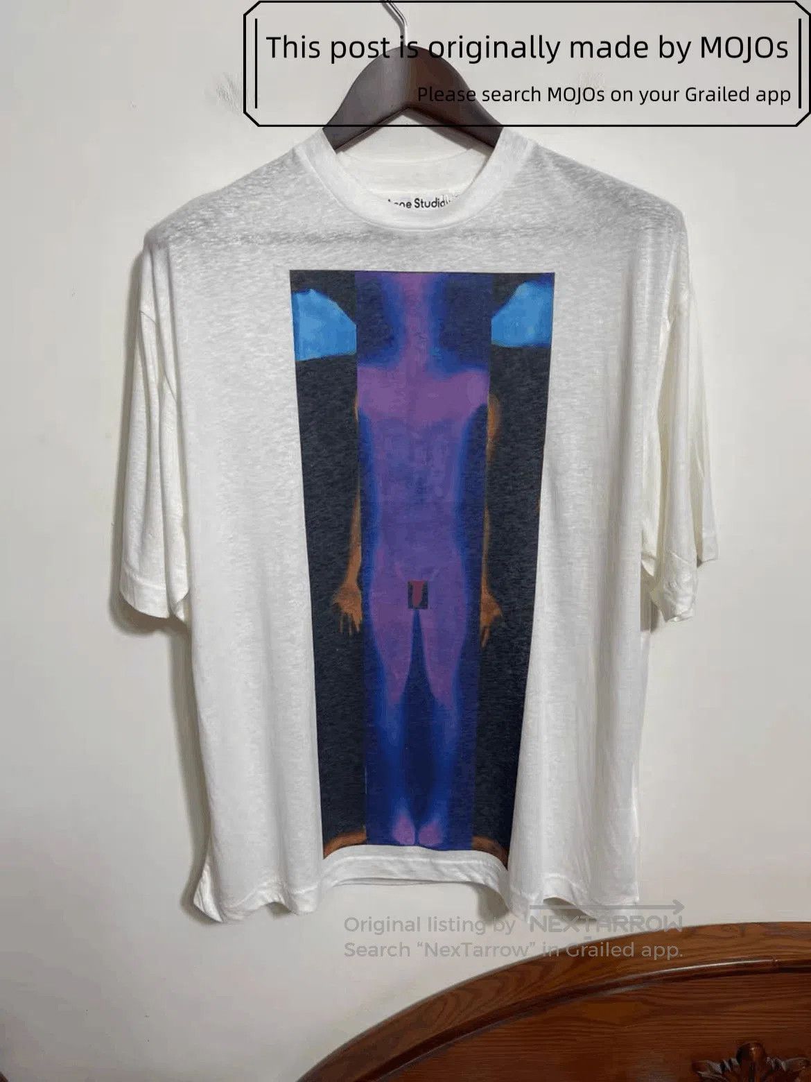 Acne Studios Hemp X-Ray Print Tee.