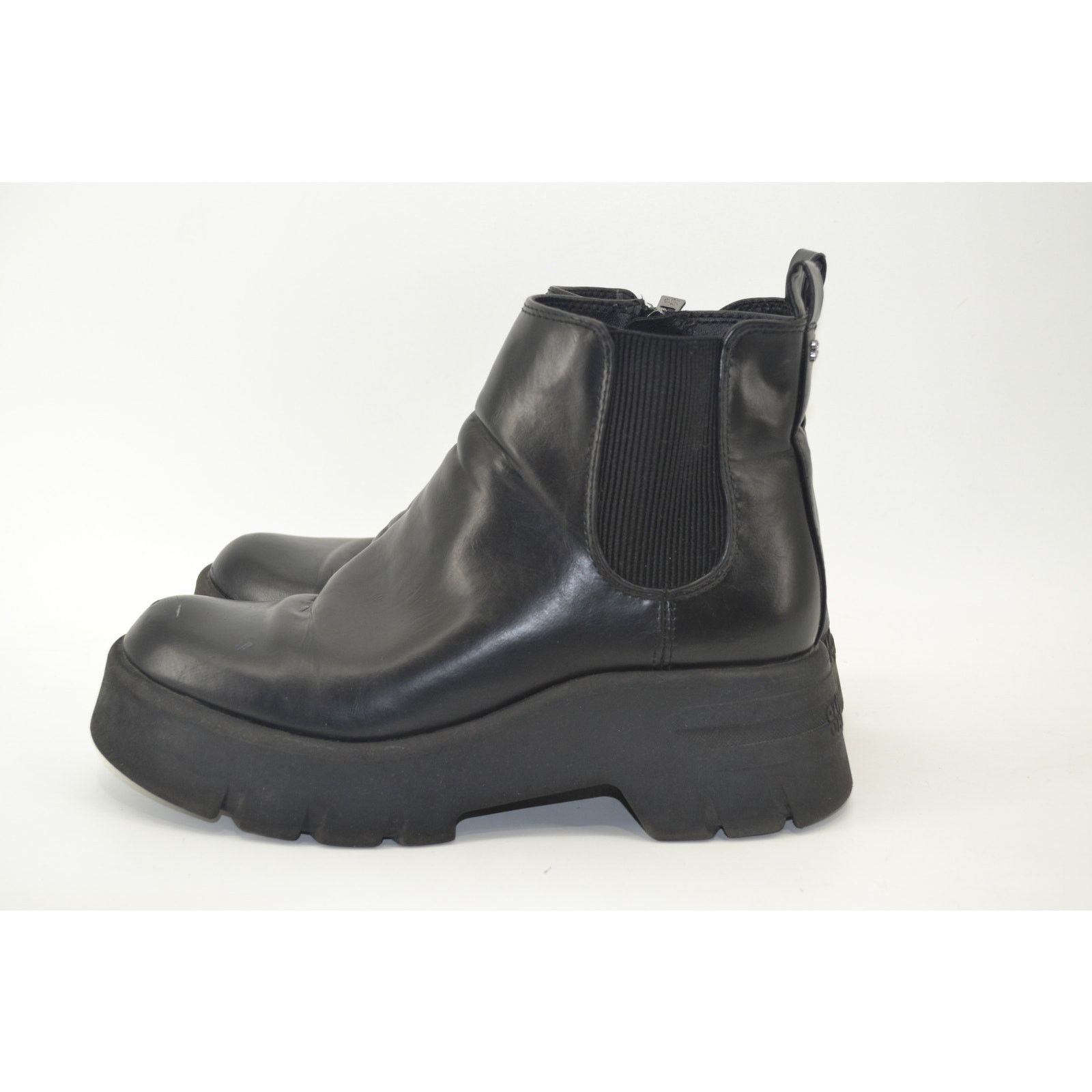Other Sam & Libby Chunky Boots Whimsygothic Black Faux Leather 9.5 Size US 9.5 / IT 39.5 - 14 Thumbnail