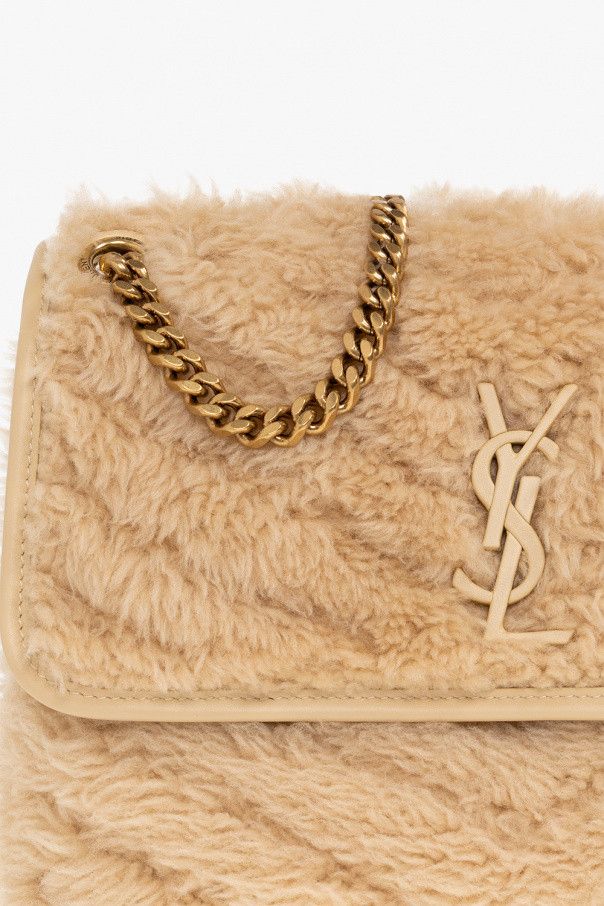 Saint Laurent Paris o1s1wg111125 YSL Bo Mng Niki Medium Shearling Shoulder Bag Size ONE SIZE - 6 Thumbnail