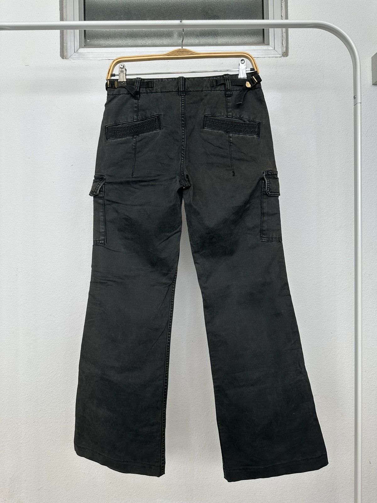 If Six Was Nine 00's Avant-garde Flamingo Firm flared cargo pant Size US 29 - 9 Thumbnail