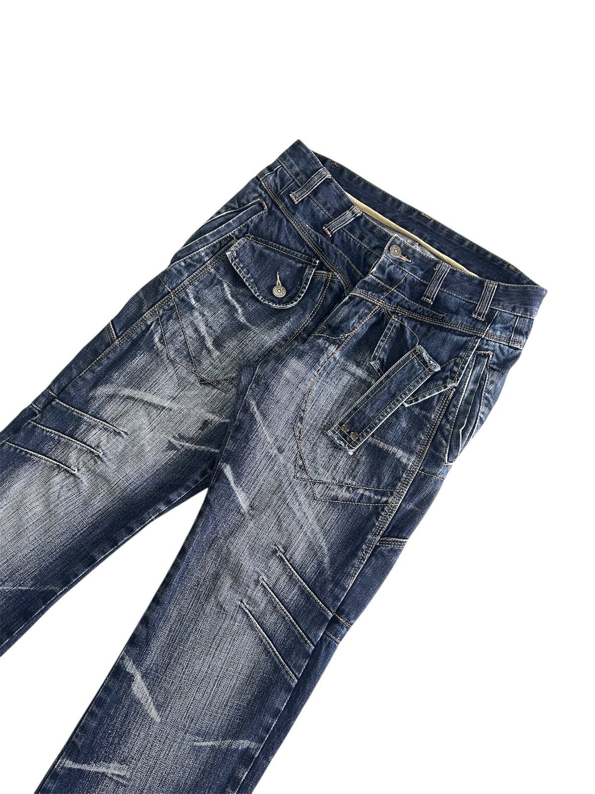 PPFM × Vintage 💥 Vintage Japanese Denim PPFM Mad Punk Jeans Size US 31 - 3 Thumbnail