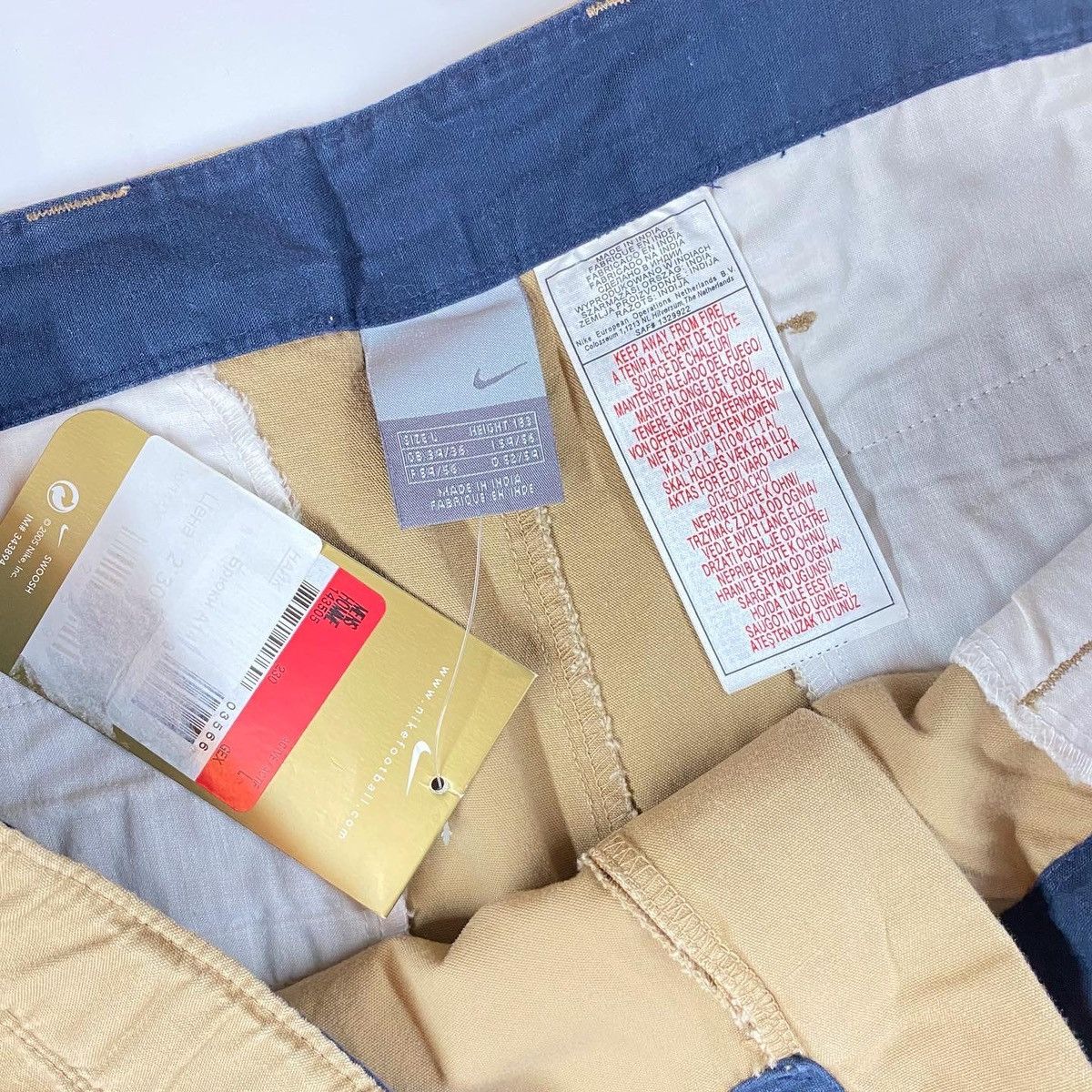 Nike Vintage DS Casual Pants Nike N.Y.A.S Soccer 2004 Size US 34 / EU 50 - 7 Thumbnail