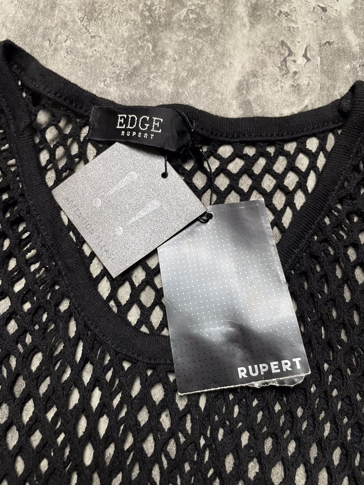 If Six Was Nine × Japanese Brand Y2K Edge Rupert Black Mesh / Fish net LGB Style Size US S / EU 44-46 / 1 - 6 Thumbnail