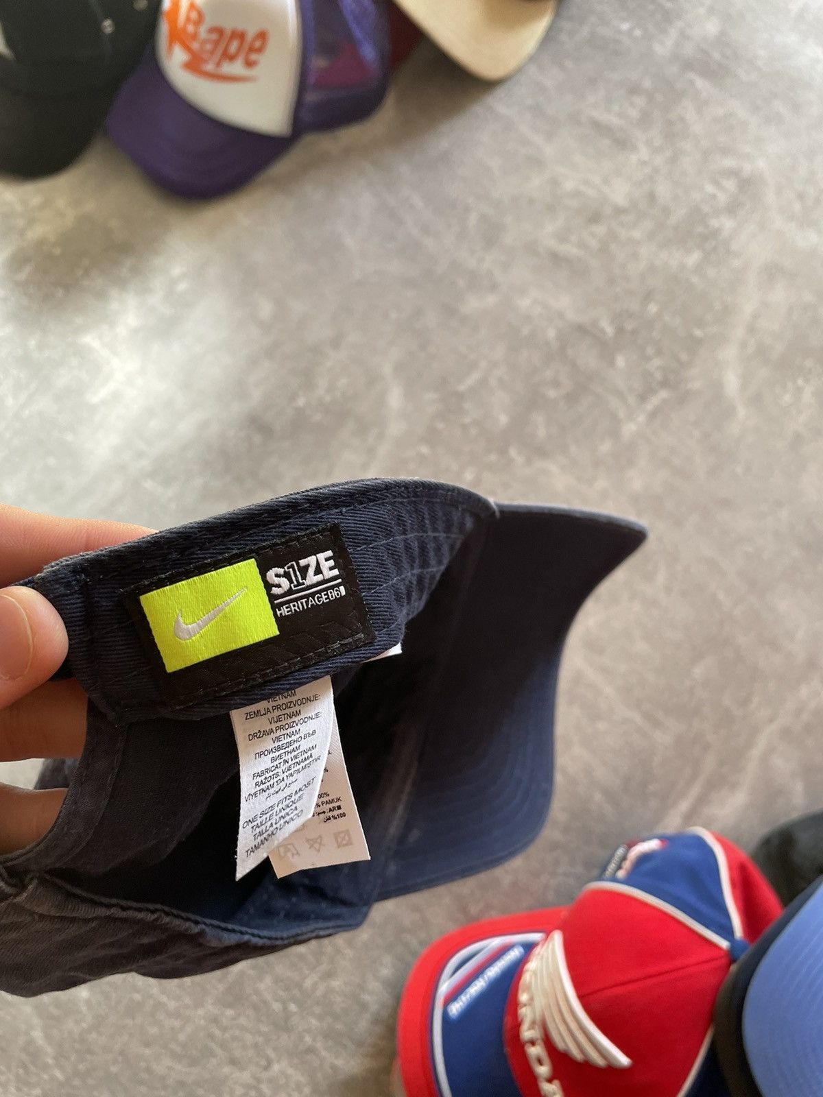 Nike × Vintage Vintage Nike Cap Size ONE SIZE - 5 Thumbnail