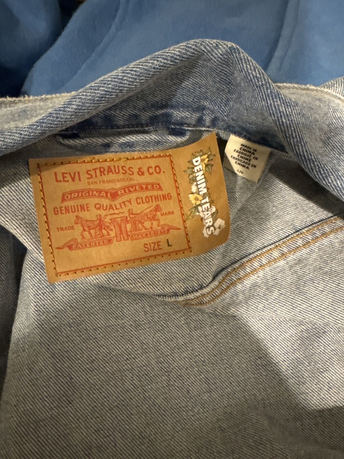 DENIM TEARS Denim Tears Jean Jacket Size US L / EU 52-54 / 3 - 16 Thumbnail