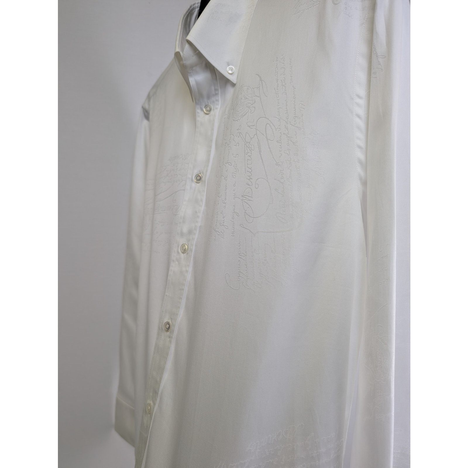 Berluti o1rshd1 Button up Shirt in White Size US M / EU 48-50 / 2 - 7 Thumbnail