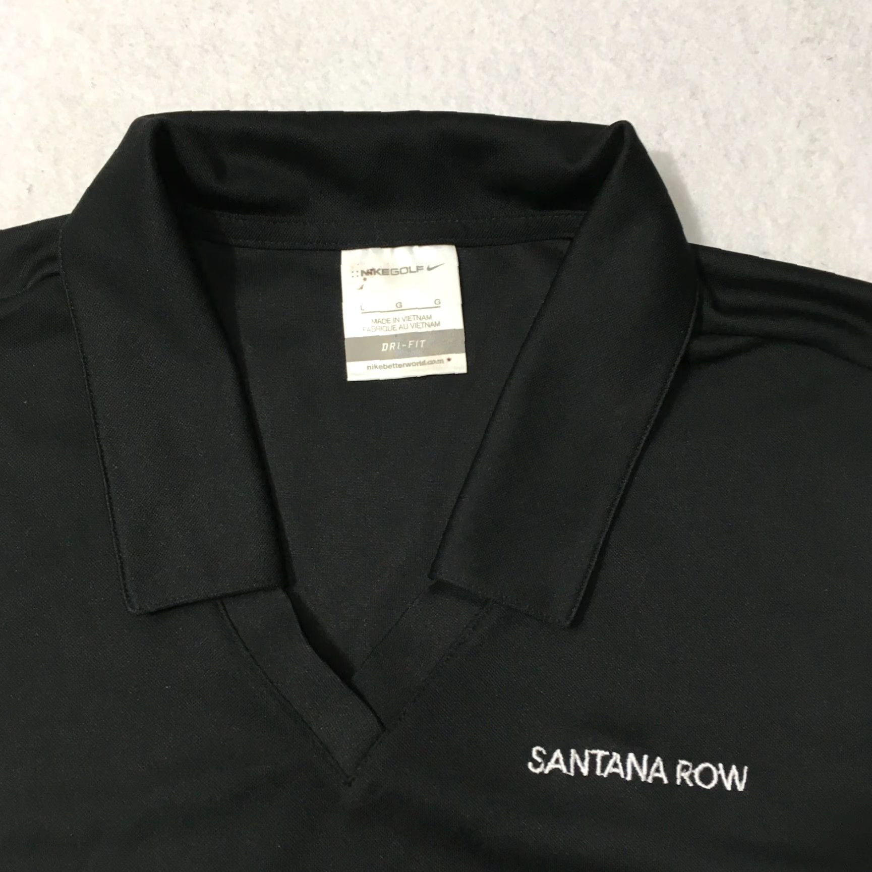 Nike Nike Golf Polo Shirt Ladies Short Sleeve Dri-fit Tour Performance Black Large Size L / US 10 / IT 46 - 2 Thumbnail