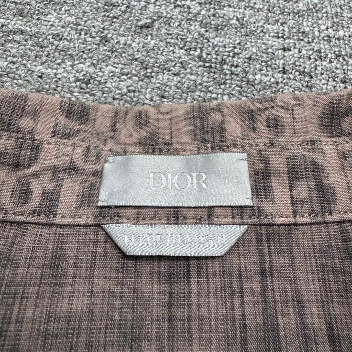 Dior Dior Monogram Print Long Sleeve Shirt. Size US XXL / EU 58 / 5 - 3 Thumbnail
