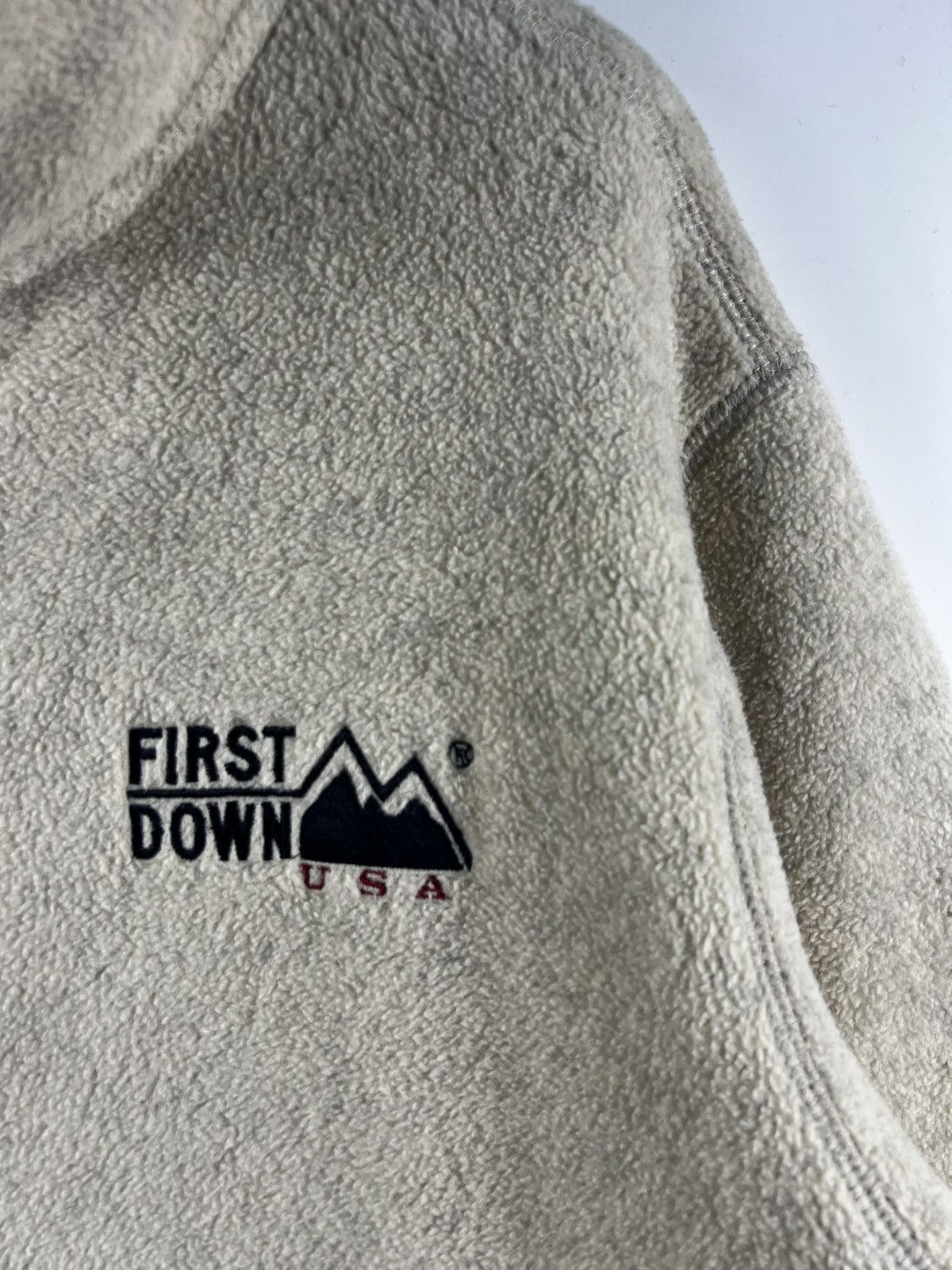 Other 🔥 FIRST DOWN DEEP PILE STREETWEAR FLEECE JACKET - M Size US M / EU 48-50 / 2 - 4 Thumbnail