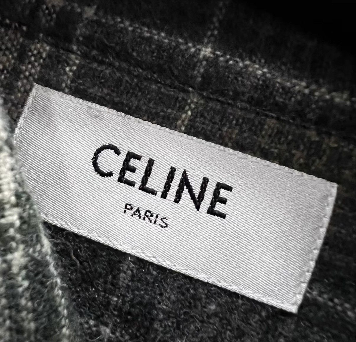 Celine Celine Logo Embroidered Check Shirt J41 Size XS / US 0-2 / IT 36-38 - 2 Thumbnail
