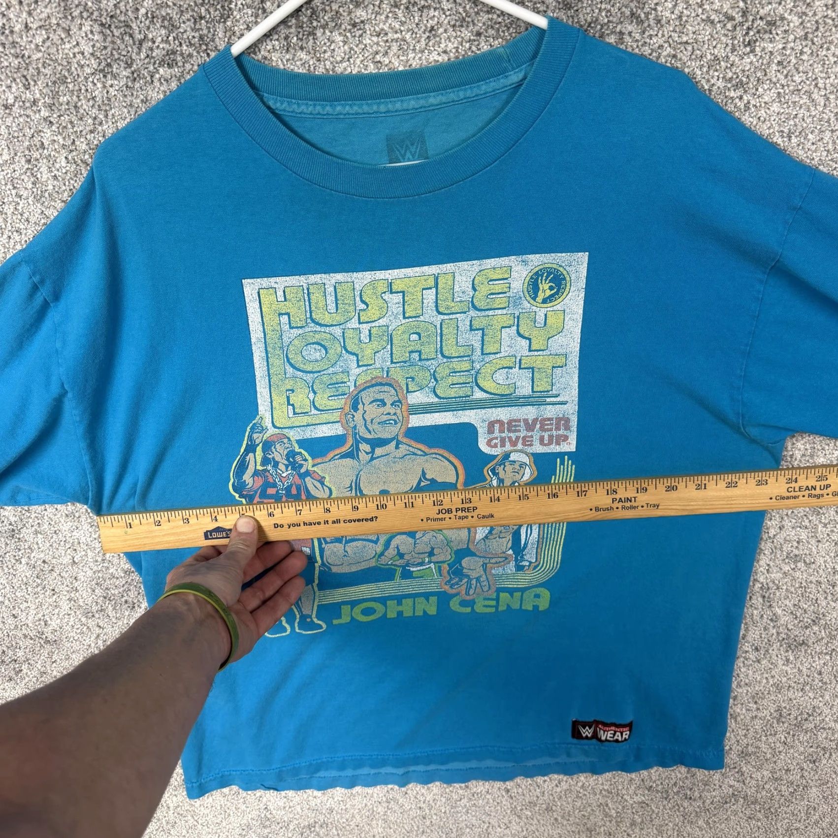 Vintage VINTAGE WWE John Cena T-Shirt Men XL Blue Hustle Loyalty Respect Wrestling Shirt Mens XL Blue Size US XL / EU 56 / 4 - 3 Thumbnail