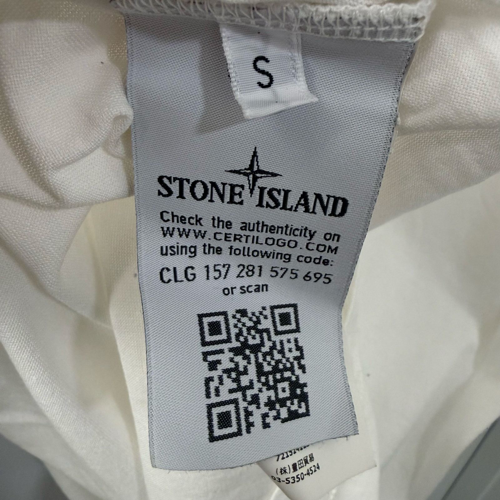 Stone Island Stone Island Compass Logo T-Shirt White Size US S / EU 44-46 / 1 - 5 Thumbnail