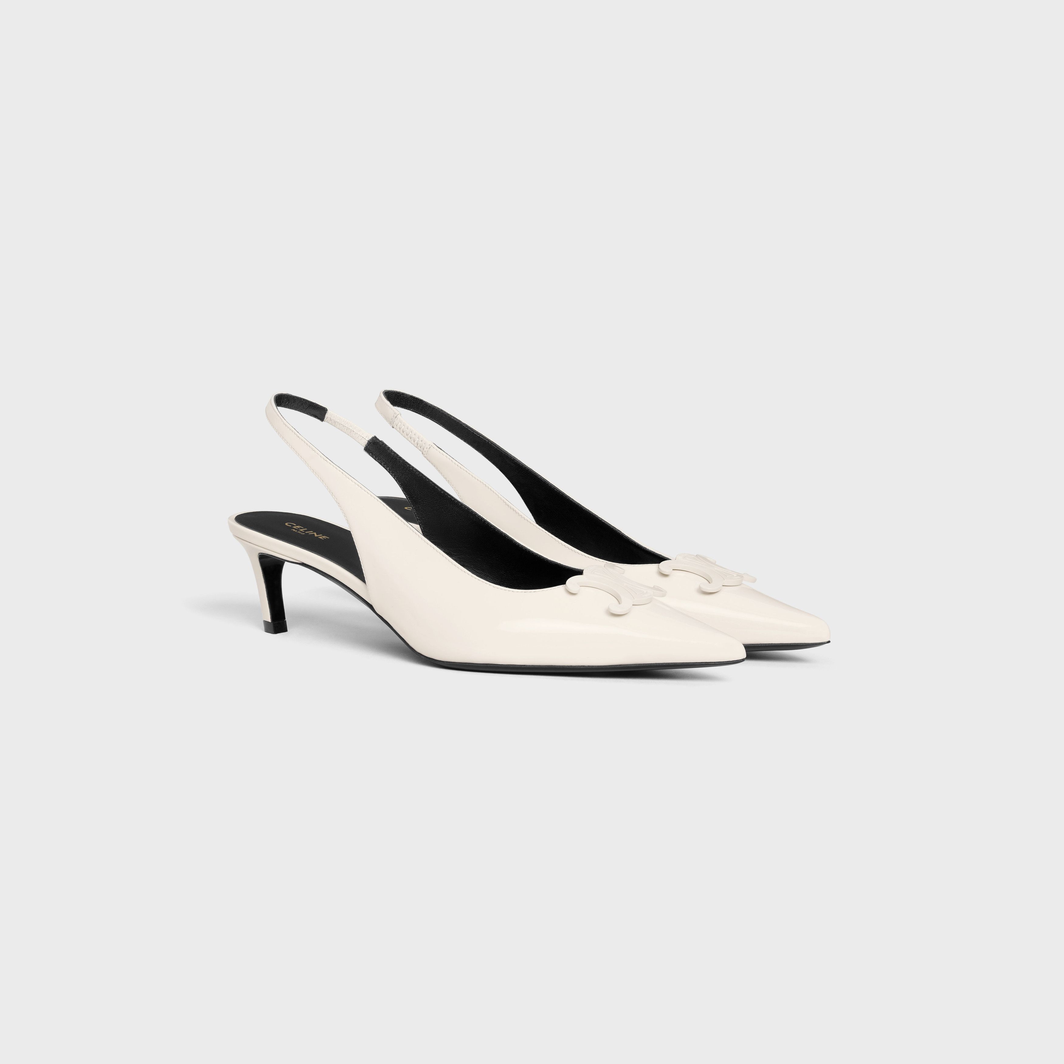 Celine o1bcso1str0925 358025005C Alma Triomphe Slingback Pumps Size US 11 / IT 41 - 2 Thumbnail
