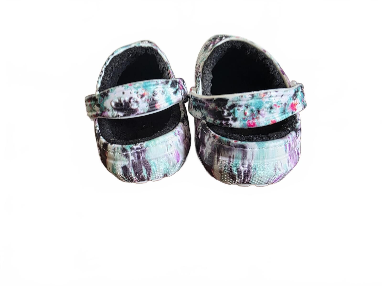 Crocs Crocs Classic TieDye Pattern Clogs Fleece Lining White M7 W9 Size US 9 / IT 39 - 6 Thumbnail