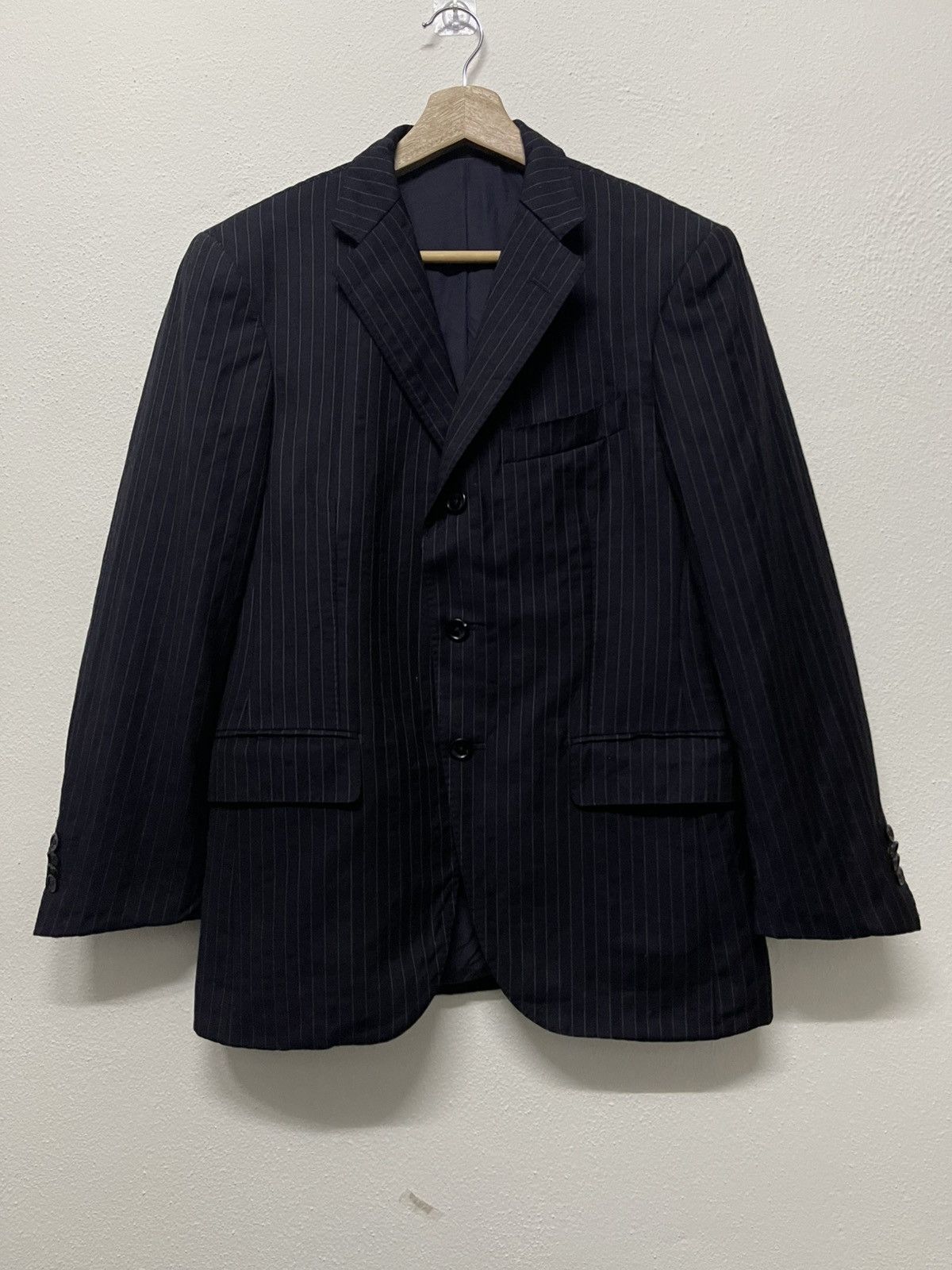 Japanese Brand × Loro Piana × Vintage 90s LORO PIANA STRIPES BLAZZER RARE DESIGN Size US S / EU 44-46 / 1 - 1 Thumbnail