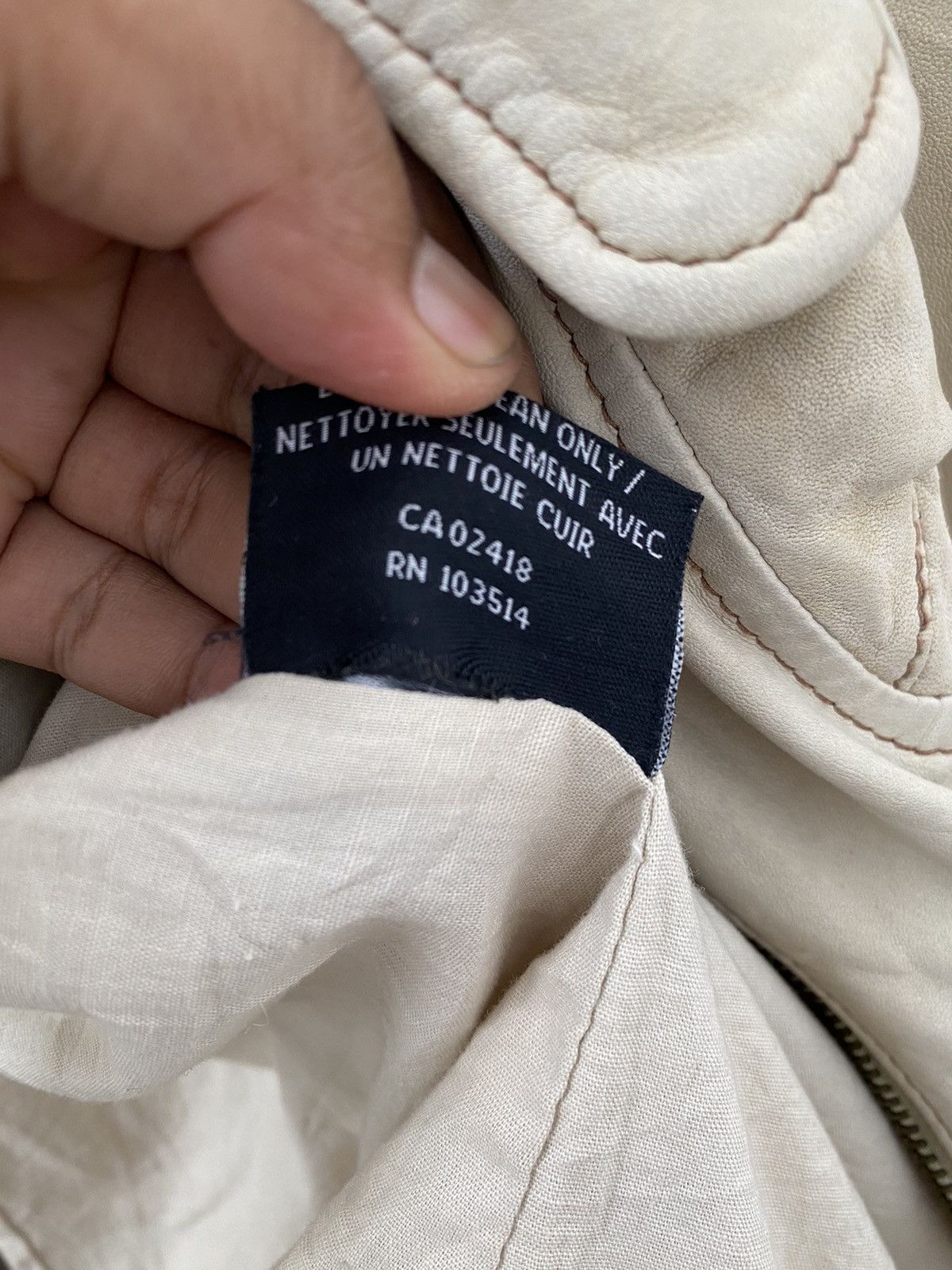 Le Grande Bleu (L.G.B.) JAPAN BRAND IDENTIFY LEATHER JACKET CASUAL DESIGN Size US L / EU 52-54 / 3 - 9 Thumbnail