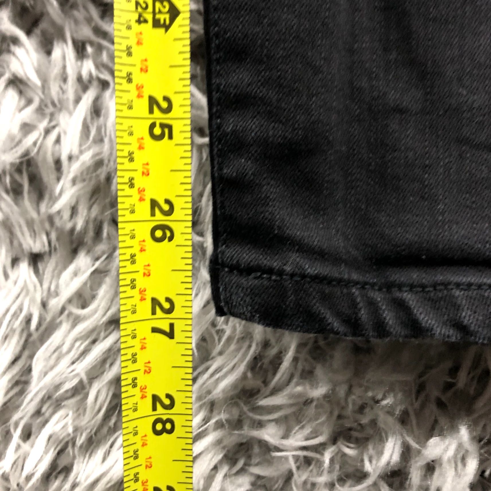 Vintage Maurices Jeans Skinny Women's Regular Dark Black Denim 32in Waist L Mid Rise 28in Inseam Size 36" / US 14 / IT 50 - 3 Thumbnail