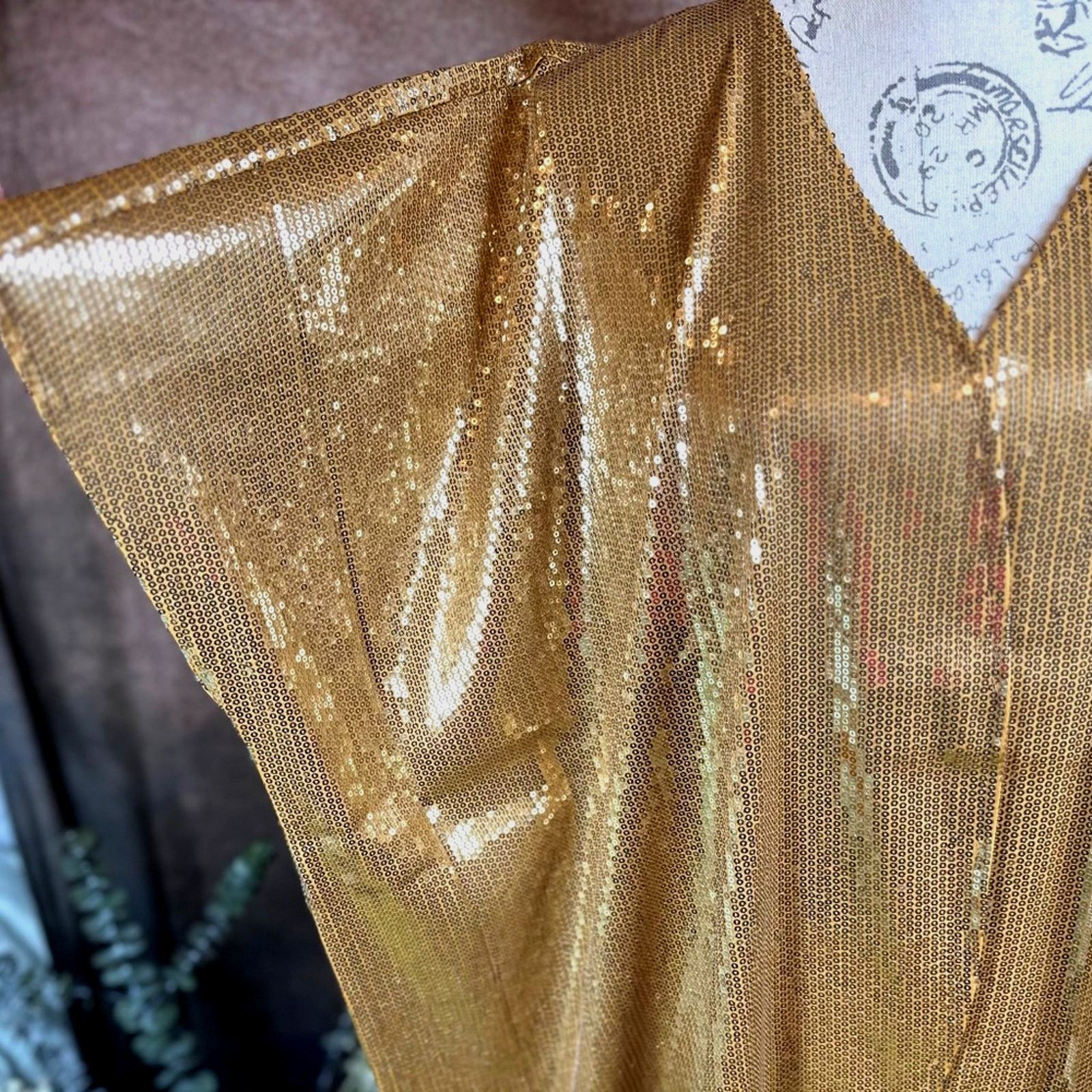 Other Shavonne Dorsey Silvia Sequin Kimono/Topper - Gold - size L Size L / US 10 / IT 46 - 8 Thumbnail