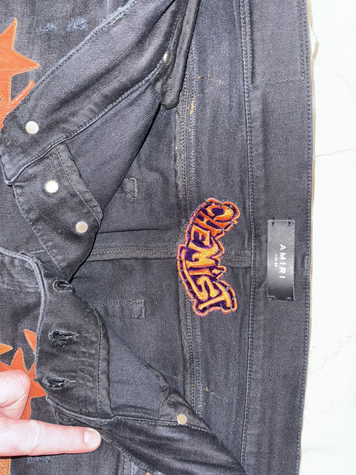 Amiri Amiri x Chemist Star-Patch jeans Size US 34 / EU 50 - 5 Thumbnail