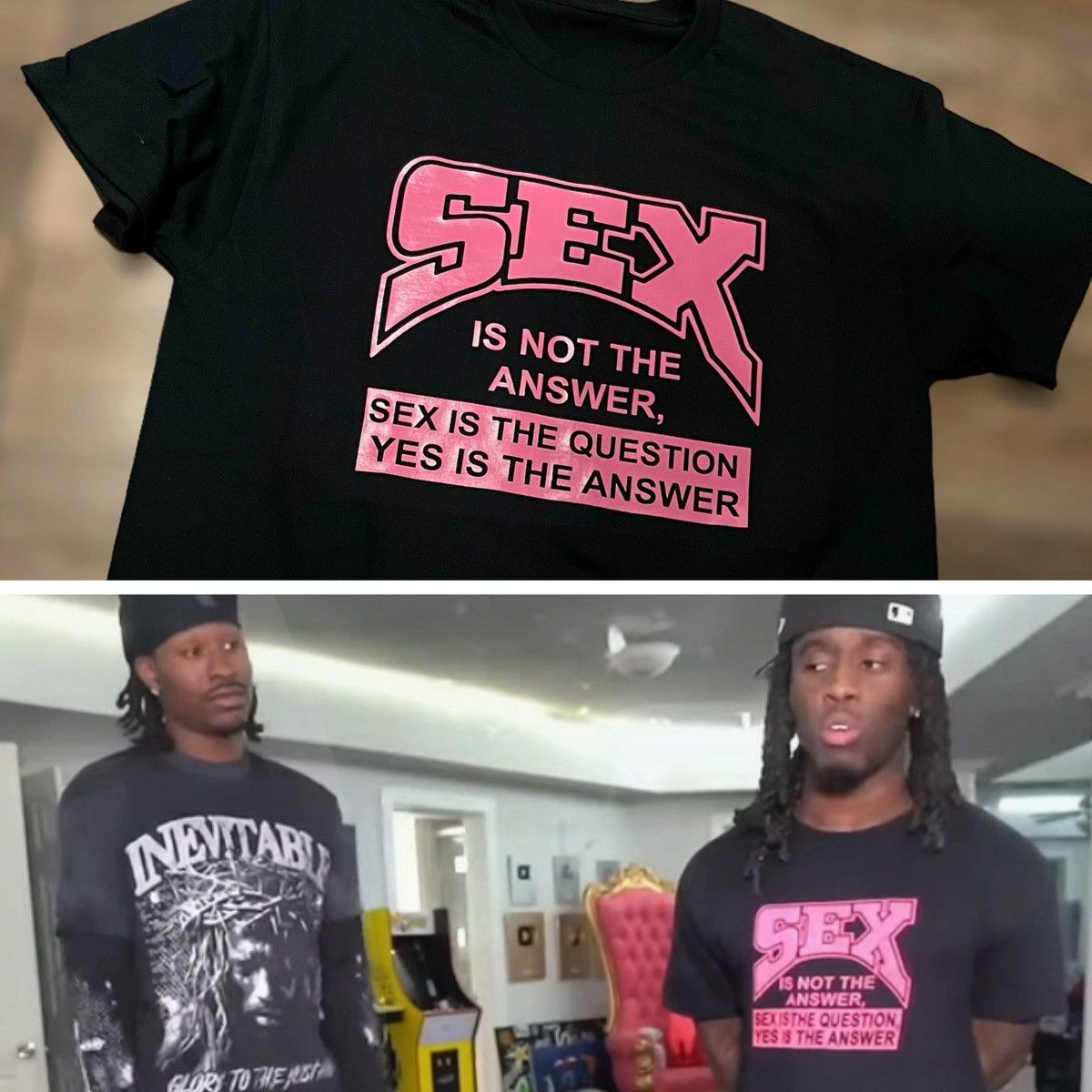 Other Sex is the answer T shirt Size US L / EU 52-54 / 3 - 2 Thumbnail