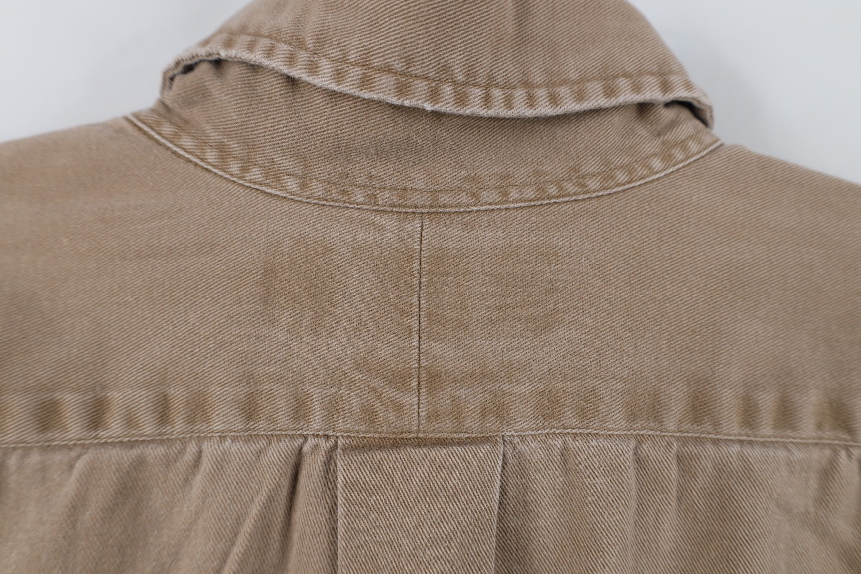 Ralph Lauren Vintage 90s Ralph Lauren Collared Button Down Shirt Brown Size US M / EU 48-50 / 2 - 13 Thumbnail