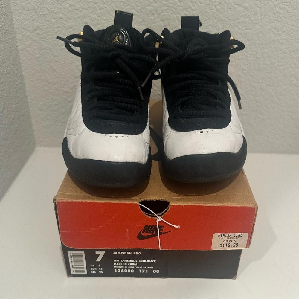 Nike Nike Jordan Jumpman Pro OG Taxi Sneaker White/Black Size 7 Size US 7 / EU 40 - 2 Thumbnail