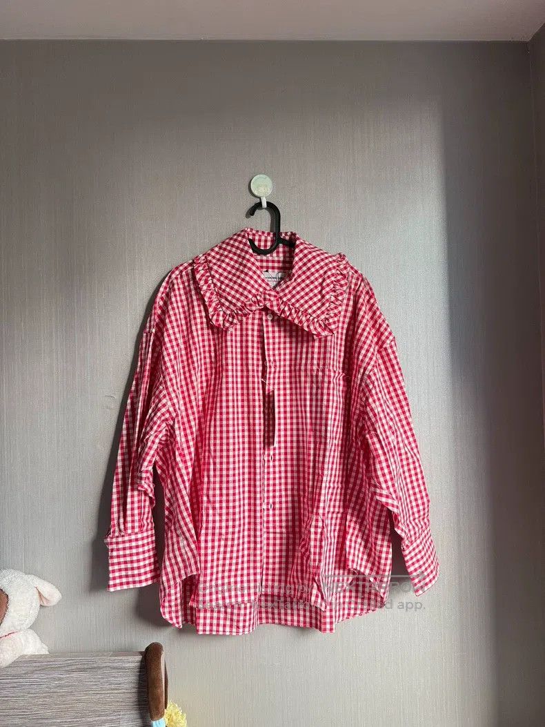 Comme des Garcons Comme Des Garcons Red plaid shirt Size XS / US 0-2 / IT 36-38 - 1 Thumbnail