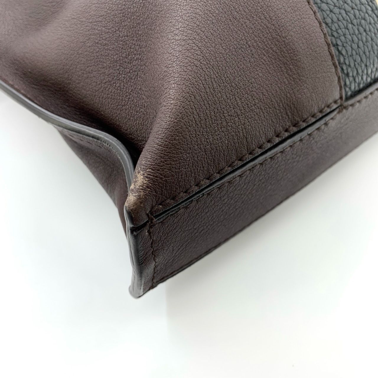 Bally Bally Brown Leather Crossbody Bag With Striped Design & Zipp Size ONE SIZE - 8 Thumbnail