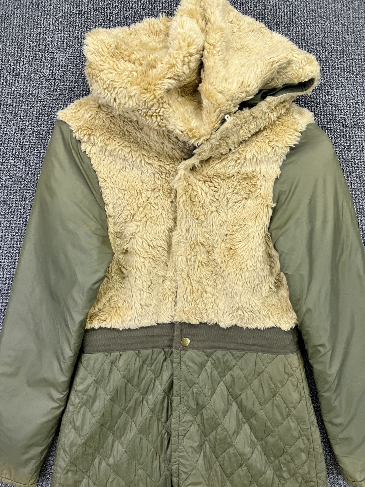 Diesel Vintage Diesel Hooded Fleece Quilted Jacket Size S / US 4 / IT 40 - 5 Thumbnail