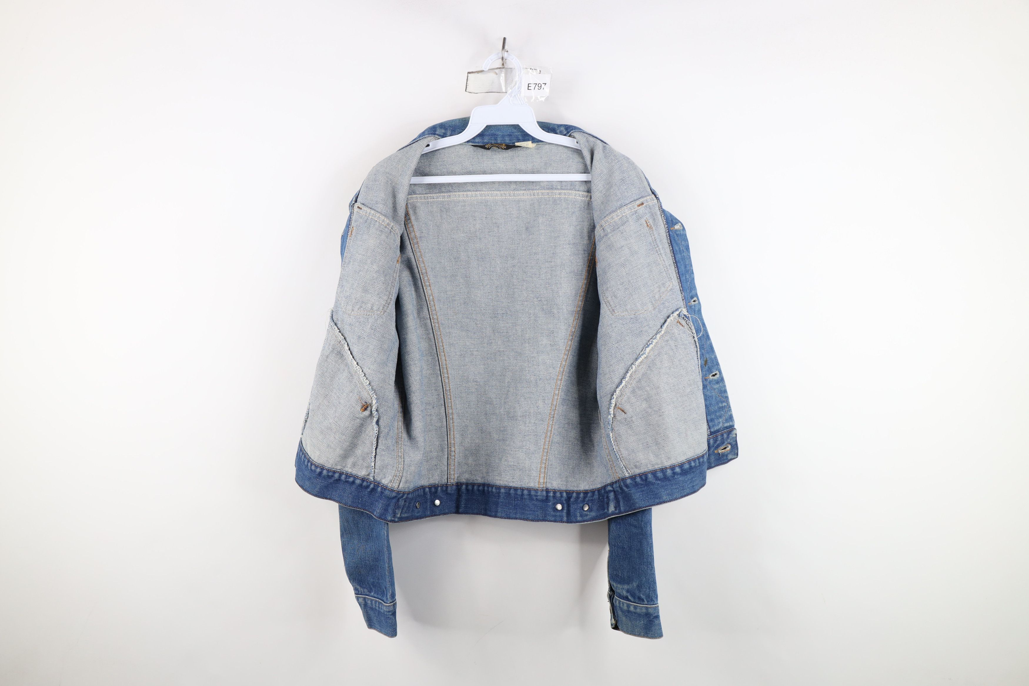 Vintage Vintage 60s Streetwear 14oz Denim Jean Trucker Jacket USA Size US XL / EU 56 / 4 - 11 Thumbnail