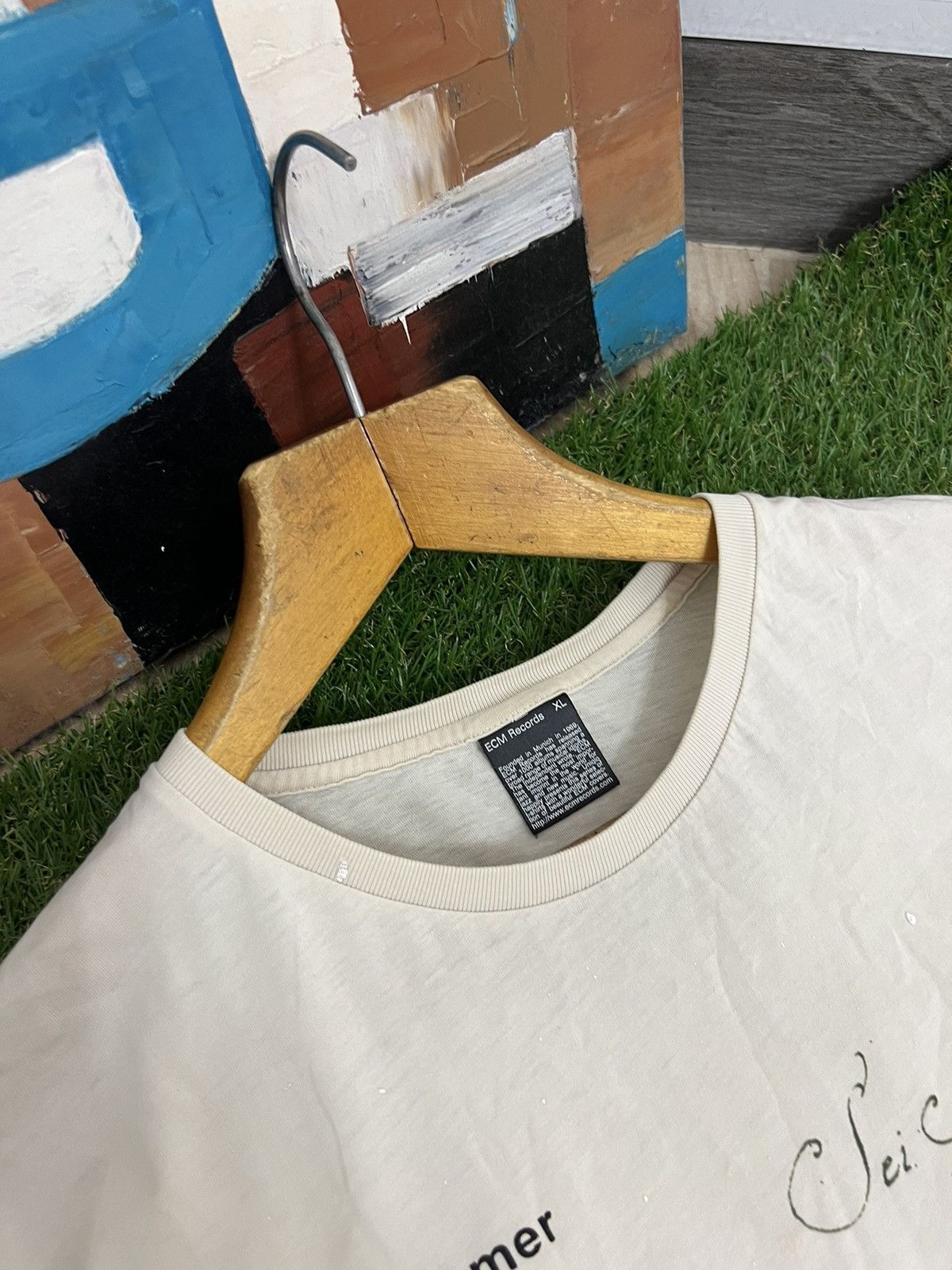 Band Tees × Uniqlo UNIQLO x ECM RECORDS vintage japan 2002 distressed T Shirt Size US XL / EU 56 / 4 - 7 Thumbnail