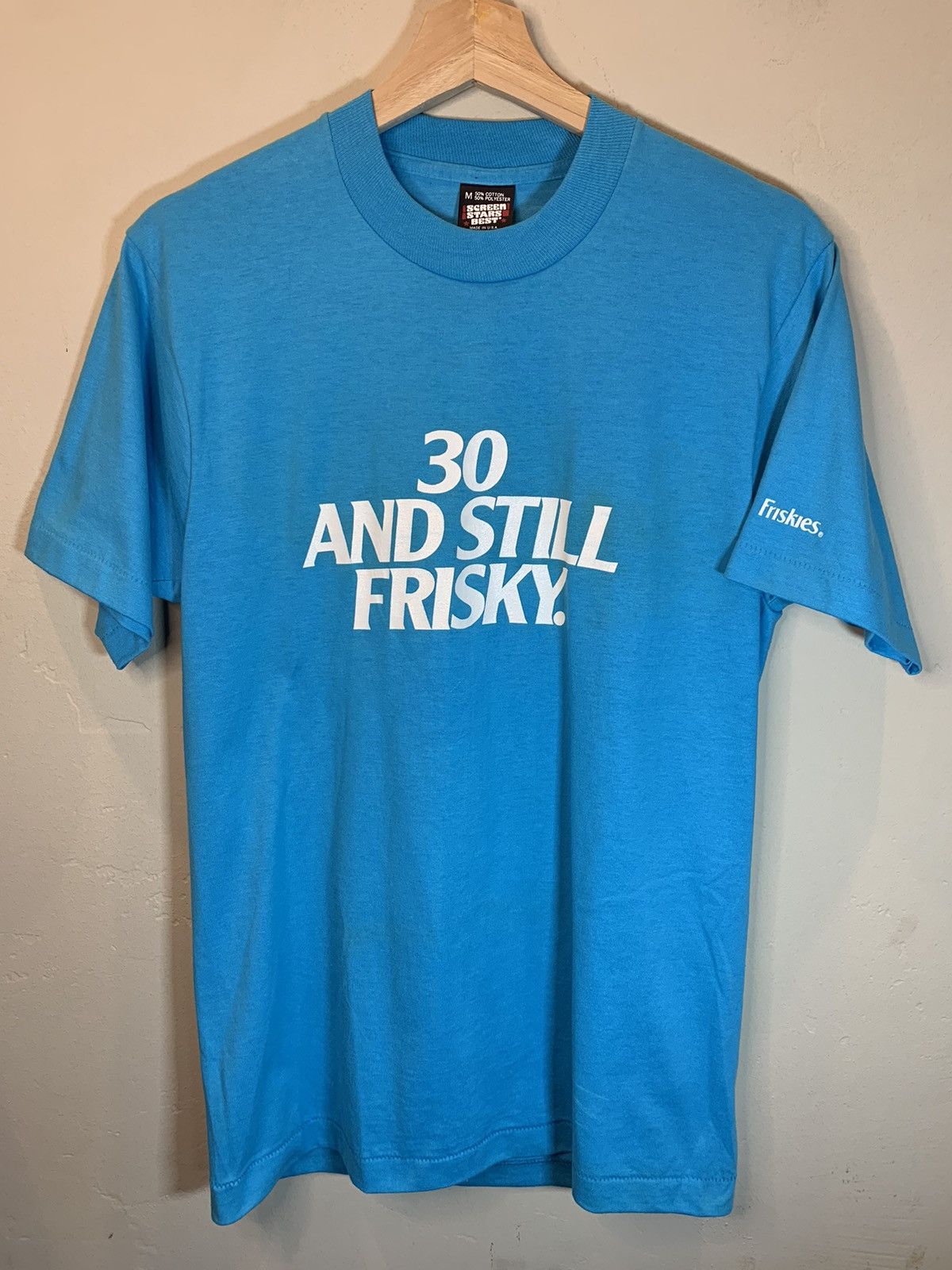 Vintage *RARE* Vintage Friskies 30 And Still Frisky Cat Food Shirt Size US M / EU 48-50 / 2 - 1 Thumbnail